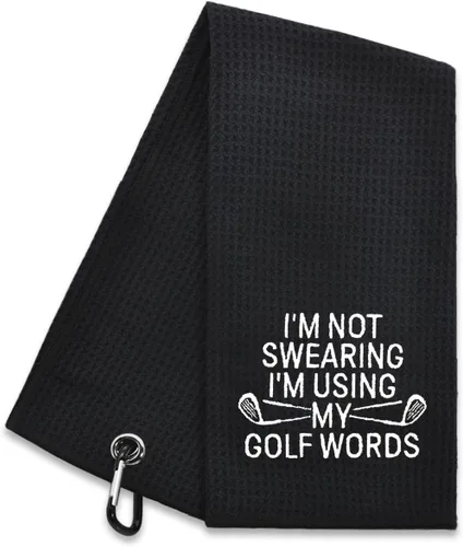 Miniatura 14 de Hafhue The GolfFather - Divertida toalla de golf, regalos de golf para hombres y mujeres, accesorios de golfista para hombre o mujer, regalos