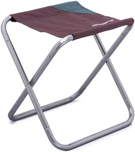 Taburete plegable para campamento, ligero, portátil, plegable, ultraligero para exteriores, barbacoa, pesca, viajes, senderismo, mochilero (café