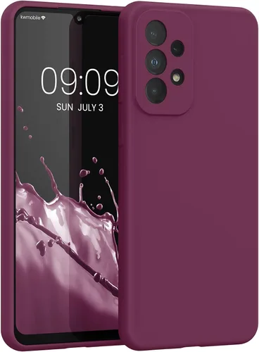 Miniatura 271 de kwmobile Funda Compatible con Samsung Galaxy A14 5G - Funda de teléfono de TPU y silicona con acabado suave - Verde Lima
