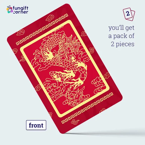 Miniatura 3 de Bandera de prosperidad con amuleto de dragón Feng Shui, símbolo de victoria y suerte de Feng Shui, regalo de Feng Shui, tarjeta de talismán