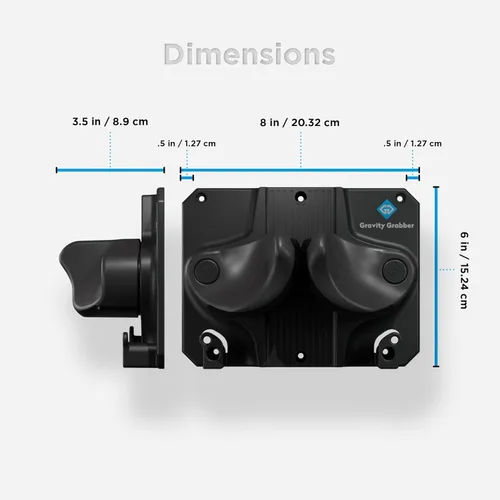 Miniatura 6 de Gravity Grabber La estantería de pared definitiva para esquís y tablas de snowboard - Se adapta a cualquier esquí o tabla de snowboard - Guarda tus
