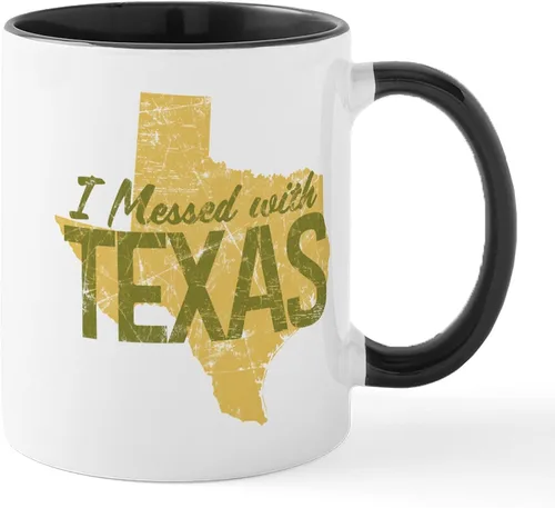 Miniatura 12 de CafePress – Taza Amarillo Texas – El único Taza de café, taza de café, S, Blanco