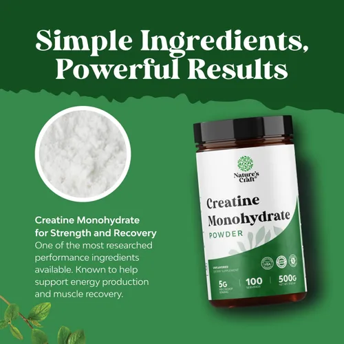 Miniatura 5 de Monohidrato de creatina micronizada en polvo para hombres y mujeres, creatina pura antes y después del entrenamiento para mujeres y hombres