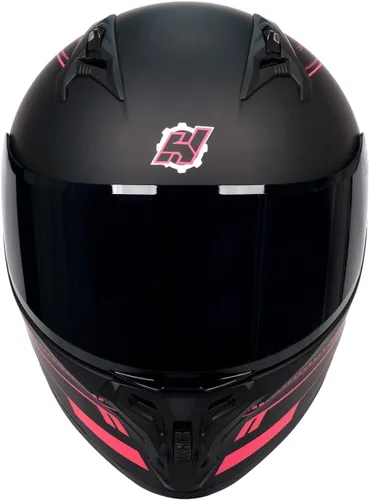 Miniatura 6 de HAX Obsidian Pro Full Face Dual Visor Adult Motorcycle Helmet for Motorbike Street Bike with Pinlock Ready DOT Approved