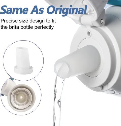 Miniatura 2 de Boquilla de Botella de Agua de Repuesto para Botella Brita - Paquete de 3 Válvulas de Mordida de Silicona de Repuesto Compatibles con Botella