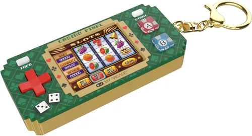 Miniatura 4 de My Arcade Casino Pixel: Videojuego de casino, Juegos de casino, Llavero portátil Arcade, Póker, Máquina tragamonedas