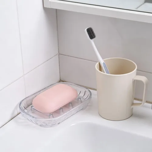Miniatura 8 de Paquete de 2 soportes para jabonera para barra de jabón, jaboneras de baño, jabonera, protector de jabón, bandeja de jabón blanda para ducha, baño