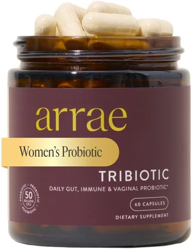 Arrae Tribiotic, probióticos para mujeres, apoyo para el equilibrio del pH vaginal, salud intestinal, inmune y femenina, prebióticos, probióticos,