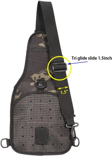 Miniatura 6 de Deslizador de tres deslizamientos, correa de hebilla deslizante de plástico resistente para correa de mochila
