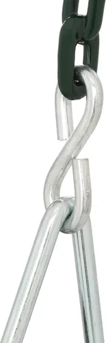 Miniatura 6 de Gorilla Playsets 04-0008-G/G - Columpio completo para niños pequeños, cubo, cadenas revestidas de plástico verde de 60 pulgadas, capacidad de 50