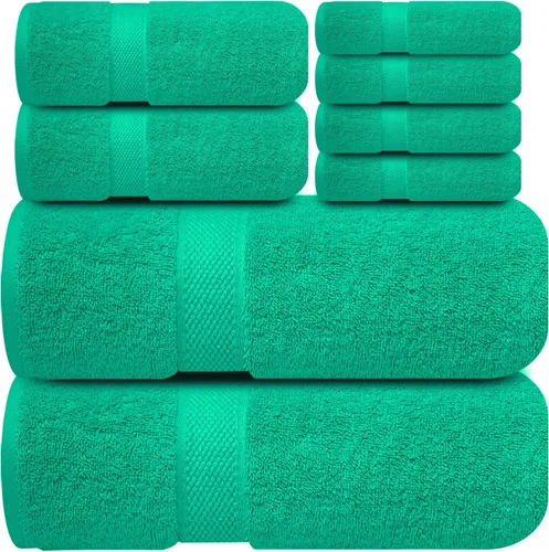 Miniatura 26 de Infinitee Xclusives Toallas de lujo para la ducha [13 x 13] – 100% algodón [paquete de 12], toallas faciales suaves y absorbentes para baño, Gris