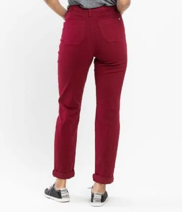 Miniatura 3 de Judy Blue Pantalones de mezclilla Scarlett de cintura alta para mujer 88727