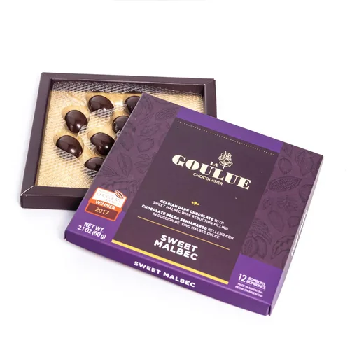 Miniatura 7 de Chocolate con Leche con Malbec Oscuro con Torrontes Oscuro con Champagne Extra Brut Oscuro con Cabernet Sauvignon Oscuro con Malbec Dulce