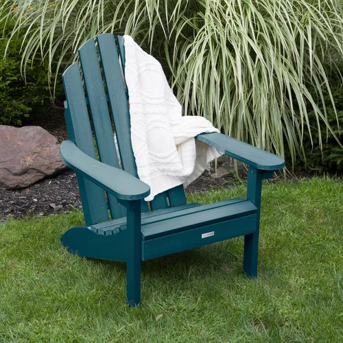 Miniatura 4 de Silla Highwood AD-CLAS1-ACE clásica, estilo Westport Adirondack, azul, (Nantucket Blue)