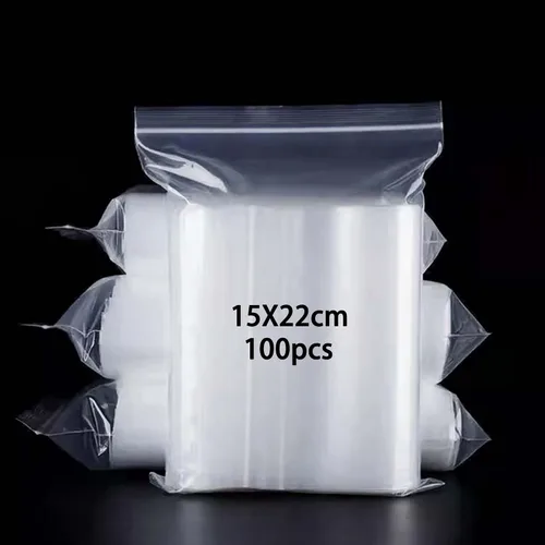 Miniatura 20 de newlng 500 bolsas de plástico pequeñas resellables de polietileno transparentes de 6.3 mil para embalaje de joyas, dulces, aperitivos, cuentas