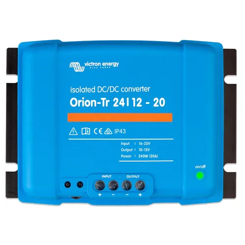 Miniatura 18 de Victron Energy Orion-Tr Convertidor de CC a CC - 12/12-Voltios 18 Amperios 220-Vatios - Protección IP43 - para Sistemas de Batería Dual - Aislado