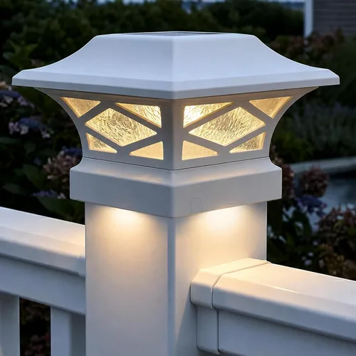 Miniatura 2 de Classy Caps SLK807W Kingsbridge - Tapa solar con doble iluminación blanca