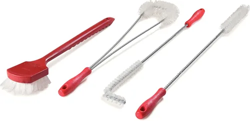 Miniatura 6 de Carlisle FoodService Products 4011105 Cepillo para freidora de alto calor con punta en L, 23 pulgadas, rojo (paquete de 12)