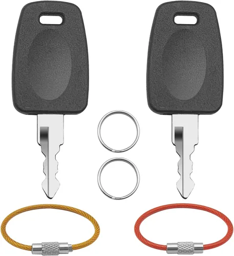 Miniatura 8 de Llaves de equipaje, 002 007 Llaves plateadas para T-S-A 002 007 llaves de bloqueo de equipaje maestro + 1 llavero, compatible con bolsa, maleta