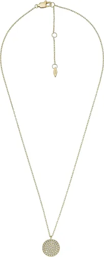 Miniatura 3 de Fossil - Collar con colgante de acero inoxidable en tono dorado para mujer