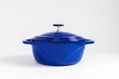 Miniatura 14 de Lodge USA Enamel - Horno Holandés de Hierro Fundido Esmaltado de 4.5 Qt - Utensilios de Cocina de Hierro Fundido - Olla Holandesa con Tapa