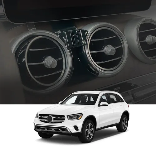 Miniatura 8 de BEERTE Compatible con soporte MagSafe para automóvil Mercedes Benz Clase C 2016-2022, clase GLC 2016-2023 [imanes mejorados], soporte magnético