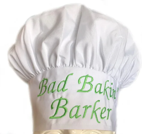 Miniatura 9 de CHEFSKIN Sombrero de chef blanco para niños, tela suave totalmente ajustable, Blanco