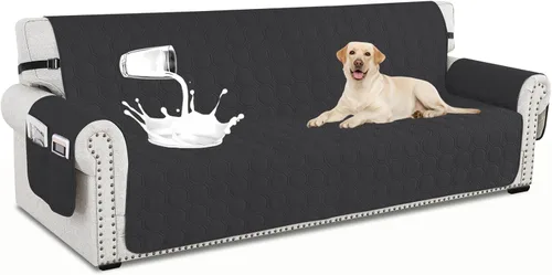 Miniatura 26 de XINEAGE Funda 100% impermeable para silla y sofá para mascotas, funda antideslizante para sofá, fundas lavables para silla, protector de muebles