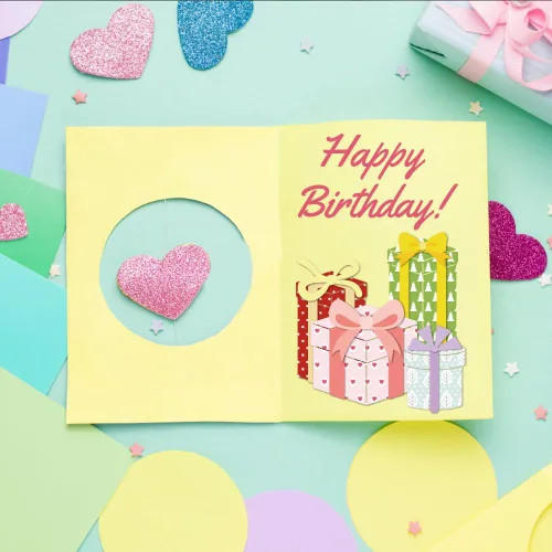 Miniatura 4 de INFUNLY 30 unidades de troqueles de corte de caja de regalo, etiqueta troquelada con lazo de flores troqueladas, plantillas de regalo de feliz