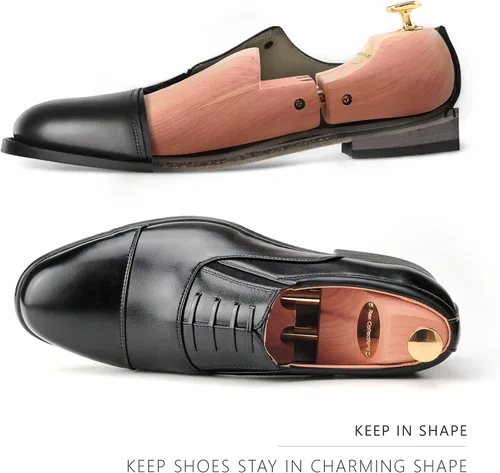 Miniatura 3 de RaxCollection Árbol de zapatos de cedro para hombres y mujeres, 1 par, organizador de zapatos de madera española de primera clase, gran regalo