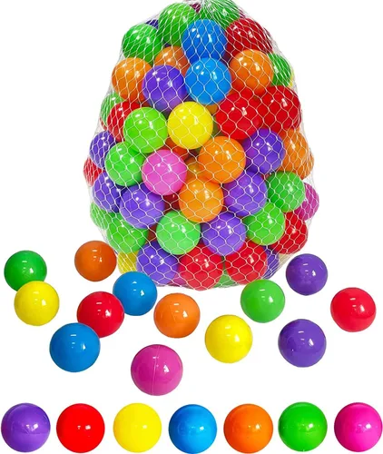 Miniatura 11 de LANGXUN 50 100 200 400 Bolas de Pelotero de Plástico Suave para Niños, Regalo para Cumpleaños de Bebé o Niño Pequeño, Navidad, Pelotero con Tienda
