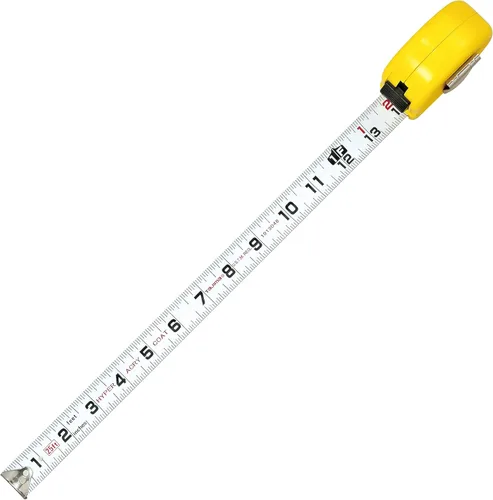 Miniatura 2 de TAJIMA Cinta métrica de 16 pies x 1 pulgada Hi-Lock cinta métrica con caja de ABS duradera y hoja revestida de acrílico - HL-16BW