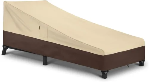 Arcedo Funda impermeable para tumbona de patio, fundas resistentes para muebles de exterior, protege tus sillas de piscina en invierno, 80 pulgadas