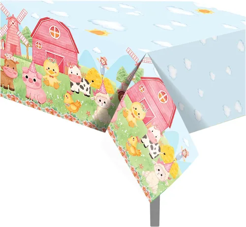 Miniatura 15 de 1 paquete de mantel de plástico con diseño de bandera americana del 4 de julio para fiesta, 54 x 87 pulgadas de largo, mantel rectangular para bufé