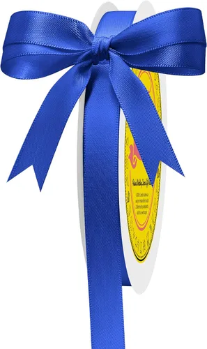 Miniatura 71 de Cinta de satén blanca antigua de doble cara de 1-1/2 pulgadas x 50 yardas, cinta de poliéster para envolver regalos, día de San Valentín, bodas