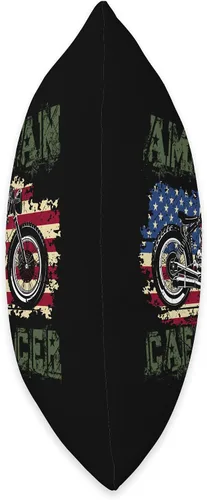 Miniatura 2 de American Cafe Racer Motorcycle Apparel and Merch American Cafe Racer Biker Men Women Adult Teens Boys Girls Throw Pillow, 16x16, Multicolor