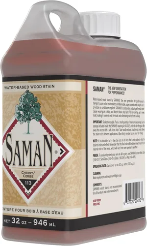 Miniatura 36 de SamaN Tinte para Madera Interior a Base de Agua - Tinte Natural para Muebles, Molduras, Paneles de Madera, Gabinetes (Forest TEW-104-12, 12 oz)