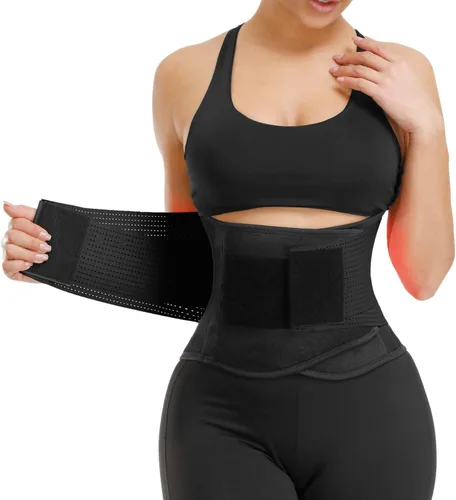 Miniatura 12 de VENUZOR Cinturón de entrenamiento de cintura para mujer – Faja reductora de cintura – Cinturón adelgazante – Cinturón deportivo (grado UP)