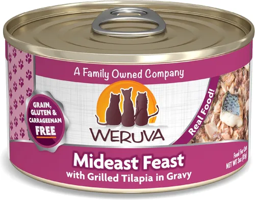 Miniatura 12 de Weruva Asian Fusion - Comida clásica para gatos, fusión asiática con atún y shirasu en salsa, lata de 5.5 onzas (paquete de 24)
