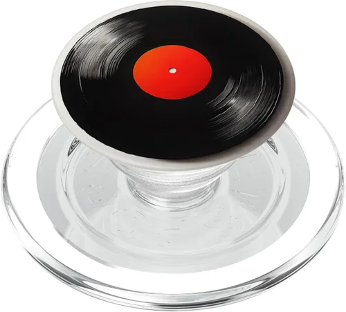Miniatura 7 de Red Vinyl Record Player Vinyl Collector Retro Music Lover PopSockets Adhesive PopGrip