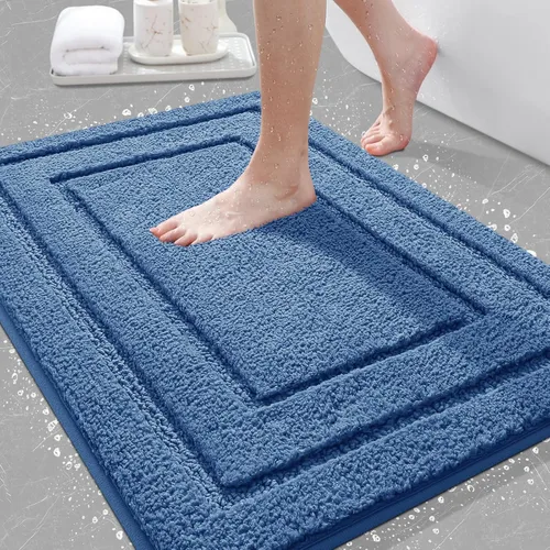 Miniatura 11 de IM HOME Bathroom Rugs, Ultra Soft Plush Fluffy Microfiber Absorbent Bath Mat, Non-Slip Backing, Machine Washable Bath Mats for Bathroom Floor, Tub