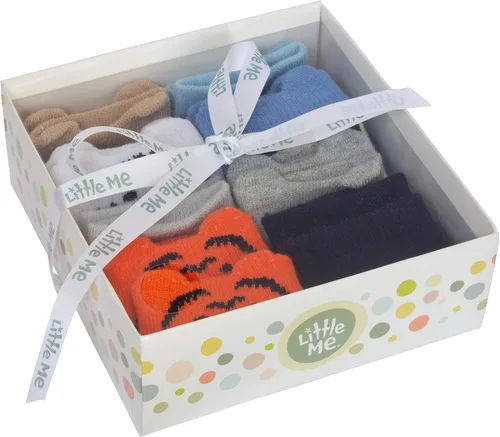 Miniatura 3 de Little Me Paquete de 8 calcetines para bebé temática de animales de 0 a 12 meses Multi