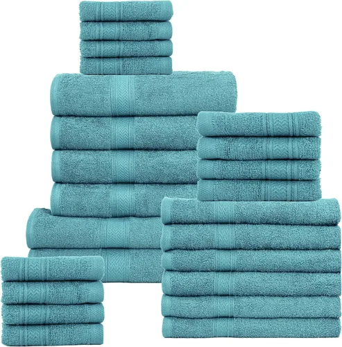 Miniatura 40 de HILLFAIR 600 GSM- 40 x 80 pulgadas- 100% algodón juego de 2 toallas de baño XXL extragrandes- suaves altamente absorbentes toallas de baño jumbo