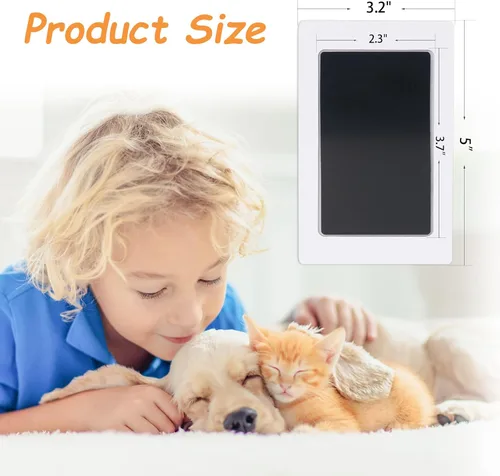 Miniatura 4 de DeerZone Kit de impresión de huellas sin tinta, kit de impresión de huellas de perro, kit de impresión de nariz de perro, almohadillas de tinta