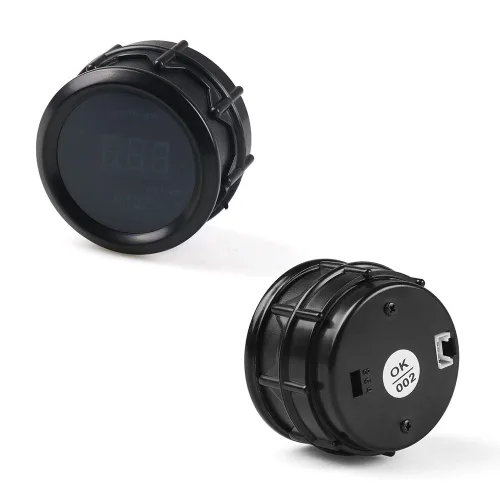 Miniatura 3 de Dynoracing - Medidor digital de temperatura de agua LED azul de 2 pulgadas, 2.047 in, 104.0-302.0 °F con adaptador de sensor de tubería