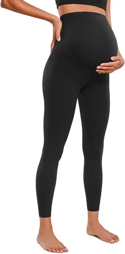 CRZ YOGA Butterluxe - Leggings de maternidad sobre el vientre de 25 pulgadas, pantalones suaves para entrenamiento, yoga y embarazo