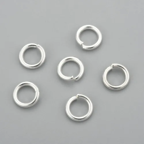 Miniatura 85 de HDSupplies 100 piezas - 4mm de argollas de acero inoxidable 304 de tono negro - Calibre 22 (espesor de 0.6mm)
