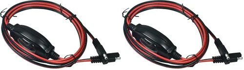 Miniatura 6 de FILSHU - Cable de extensión SAE 16 AWG, arnés de cables 12V-24V CC con interruptor de encendido/apagado, cable de acción rápida