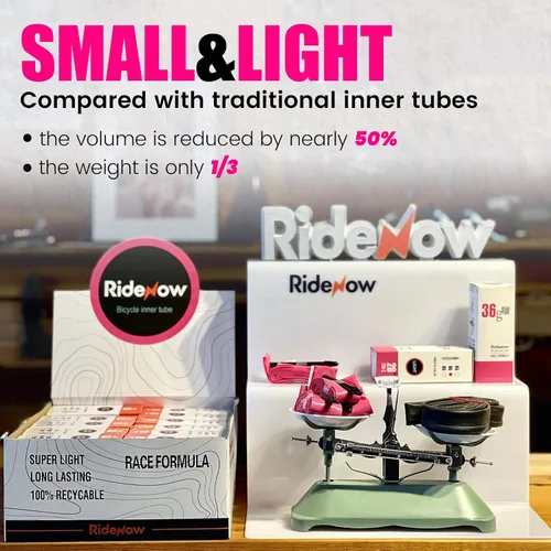 Miniatura 3 de RideNow TPU Road Bike Inner Tube, 2 Pack Gravel Bike Tube 700 x 32C-47C with 45mm/65mm/85mm Presta Valves, Ultra-Light Puncture Resistant Bicycle