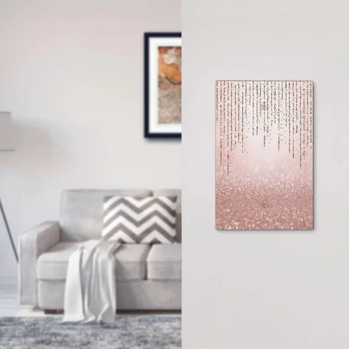 Miniatura 7 de Cubierta de interruptor de luz rosa brillante con purpurina de 1 banda, sin dispositivo, placa de pared en blanco decorativa para adolescentes, Rosa